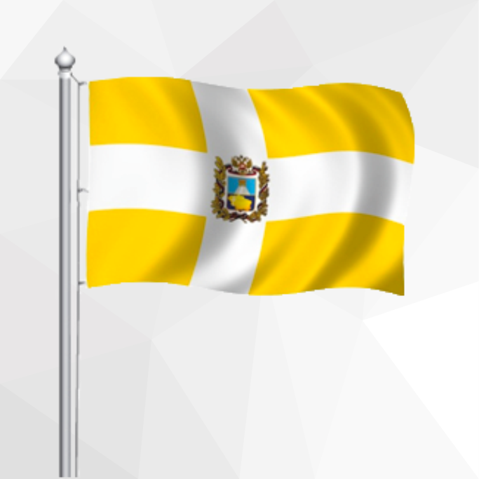 картинка Флаг СК для уличного флагштока от производственной компании Арт-Текс