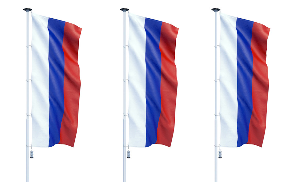 картинка Флаг РФ для уличного флагштока от производственной компании Арт-Текс