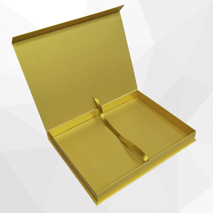 Подарочная коробка, цвет золотой