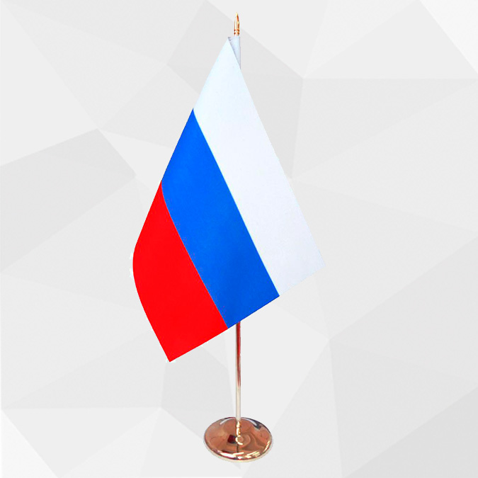 картинка Флаг РФ для настольной подставки от производственной компании Арт-Текс
