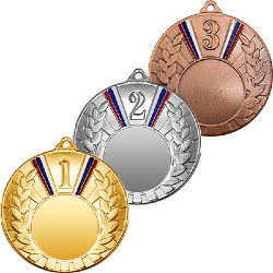 картинка Комплекты медалей 1,2,3 место от производственной компании Арт-Текс